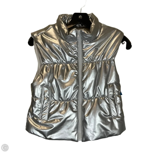 Vest Puffer & Quilted By Blue B In Silver, Size: S