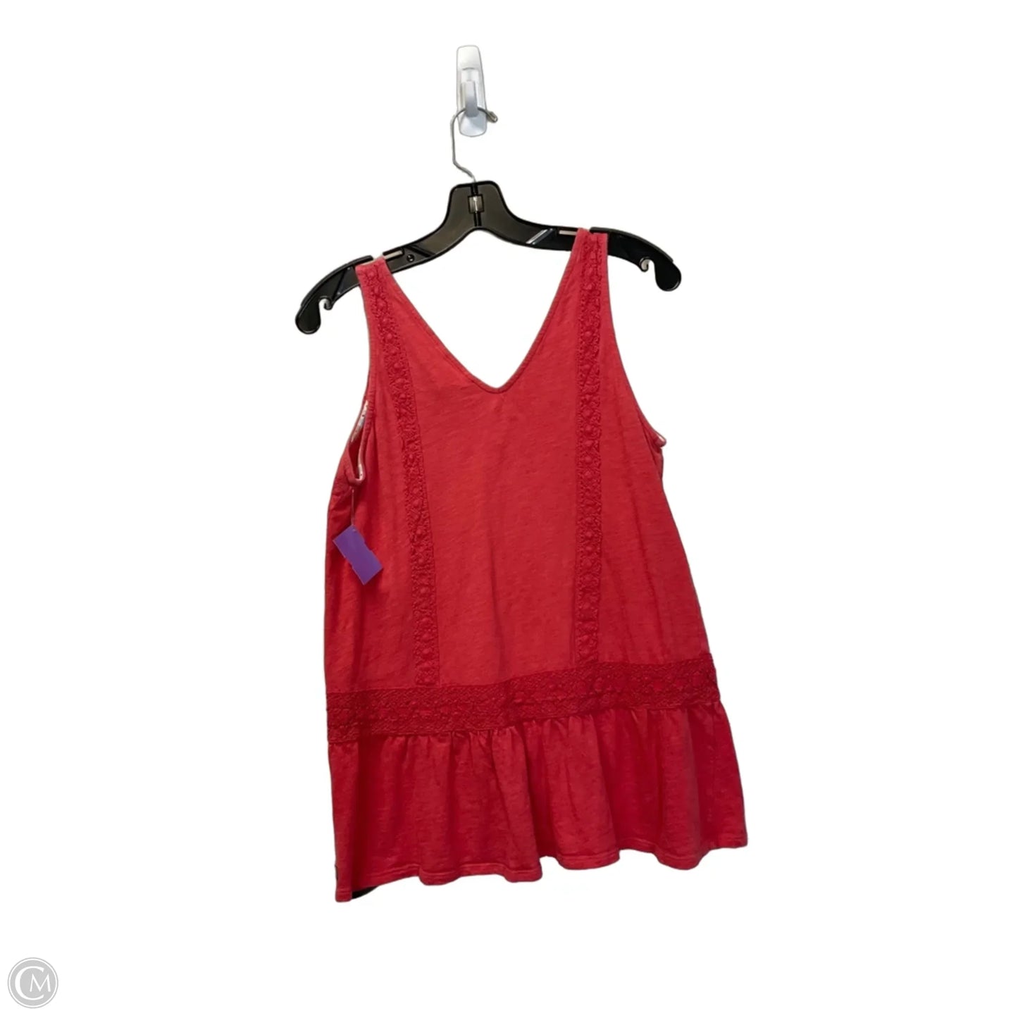 Top Sleeveless By Matilda Jane In Coral, Size: M