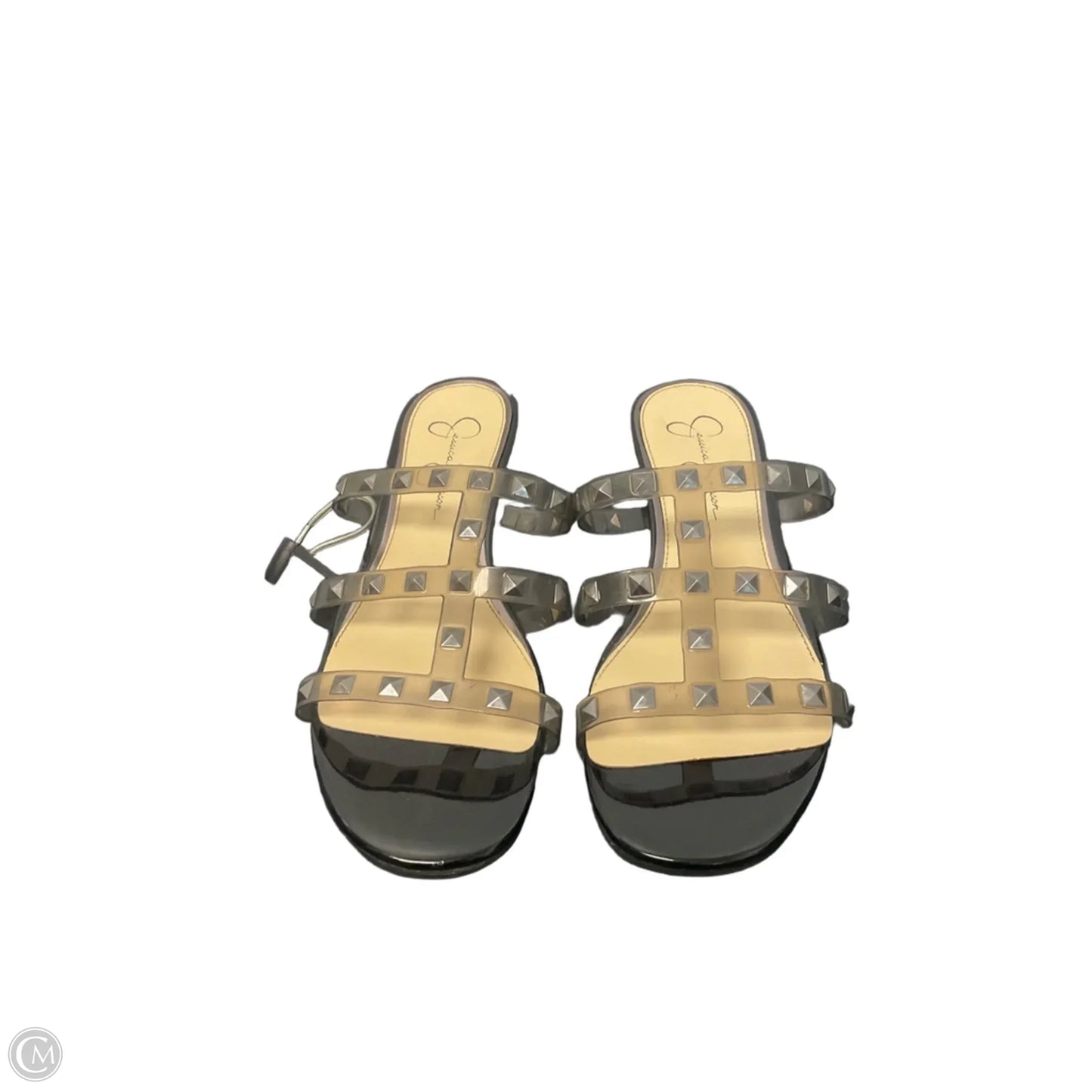 Sandals Flats By Jessica Simpson In Black, Size: 9