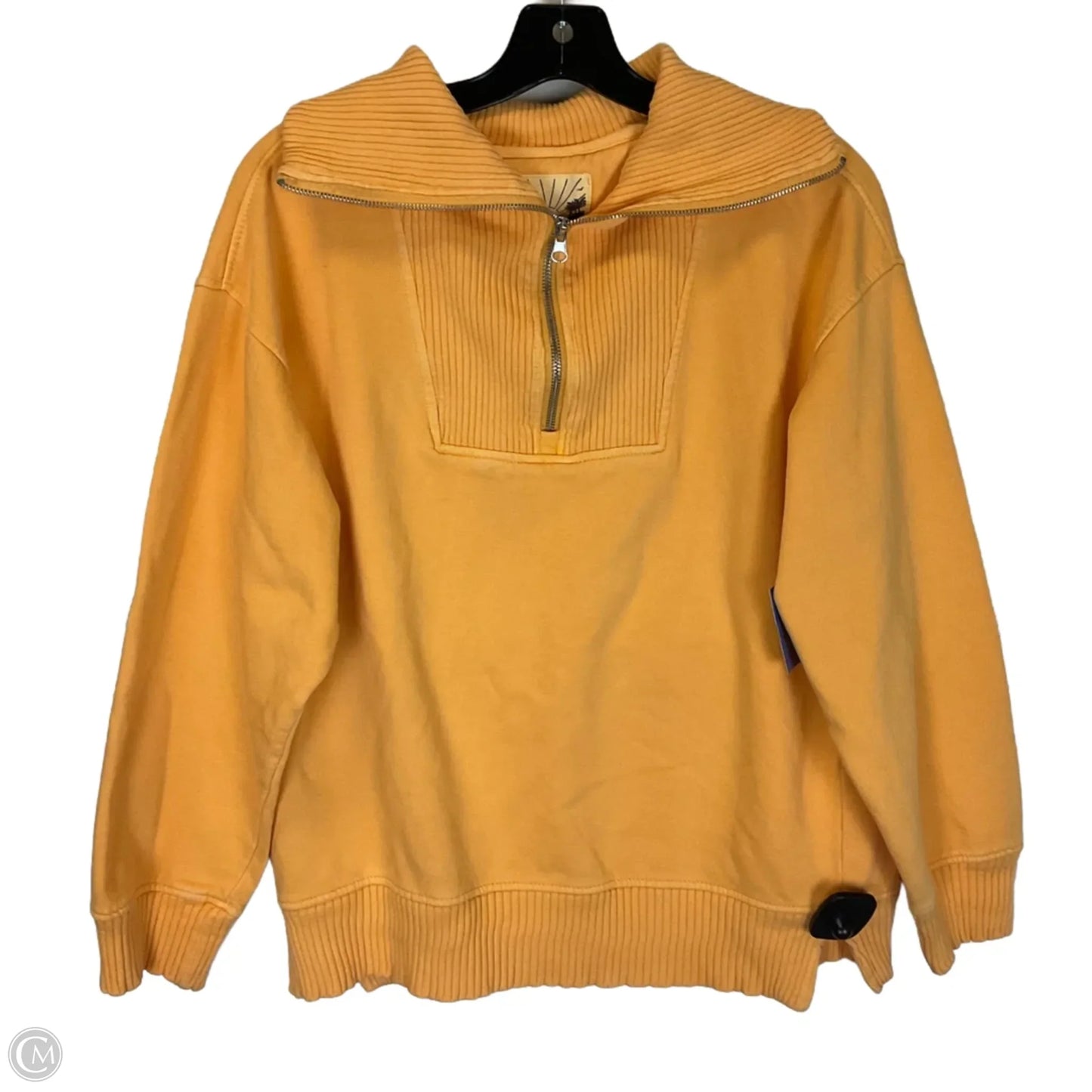 Jacket Shirt By C And C In Yellow, Size: M