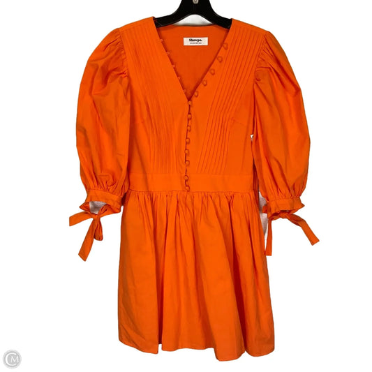 Dress Casual Short By Showpo In Orange, Size: 2