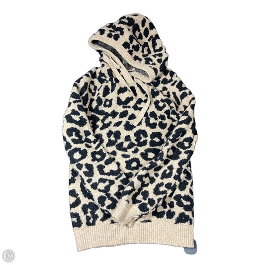 Sweatshirt Hoodie By Loft In Animal Print, Size: Xs