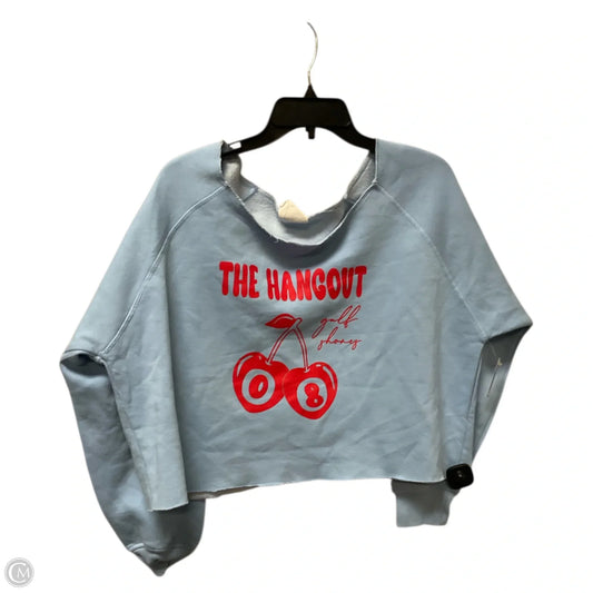 Top Long Sleeve By Ocean Drive In Blue, Size: L