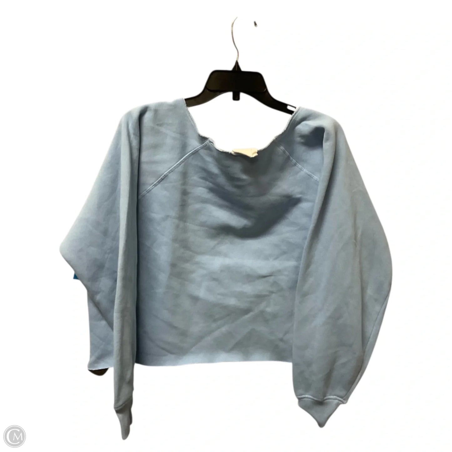 Top Long Sleeve By Ocean Drive In Blue, Size: L