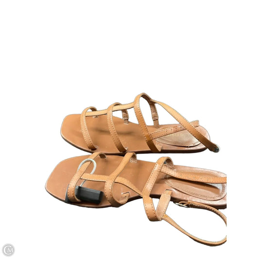 Sandals Flats By Marc Fisher In Brown, Size: 6