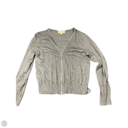 Jacket Shirt By Michael By Michael Kors In Grey, Size: L