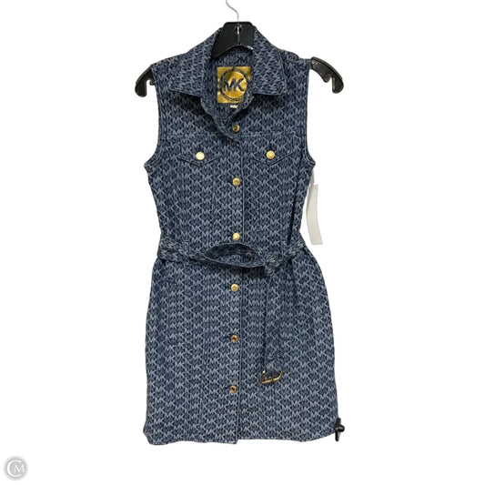 Dress Casual Short By Michael By Michael Kors In Blue Denim, Size: 0