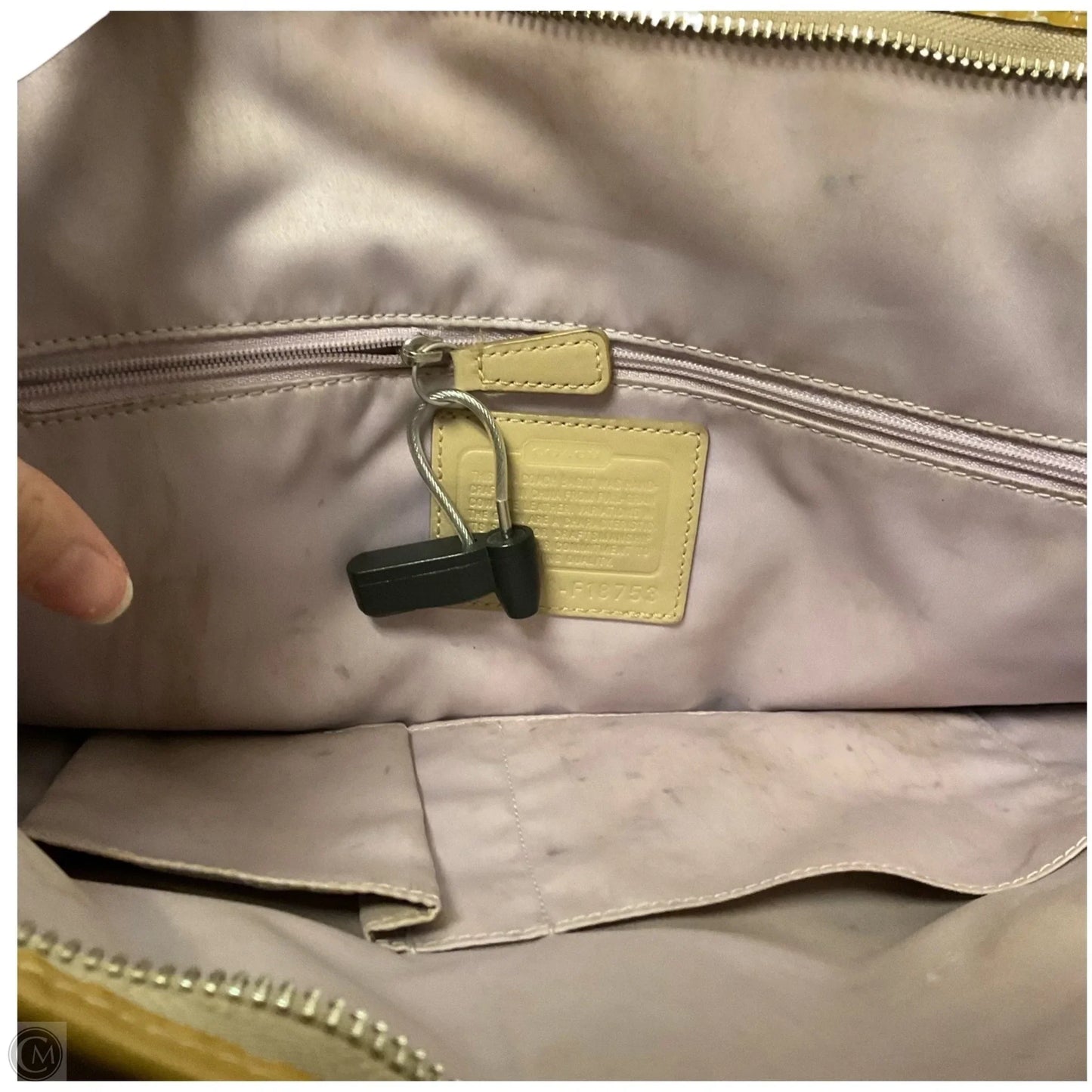 Handbag Designer By Coach, Size: Large