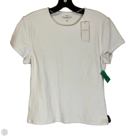 Top Short Sleeve Basic By Abercrombie And Fitch In White, Size: L