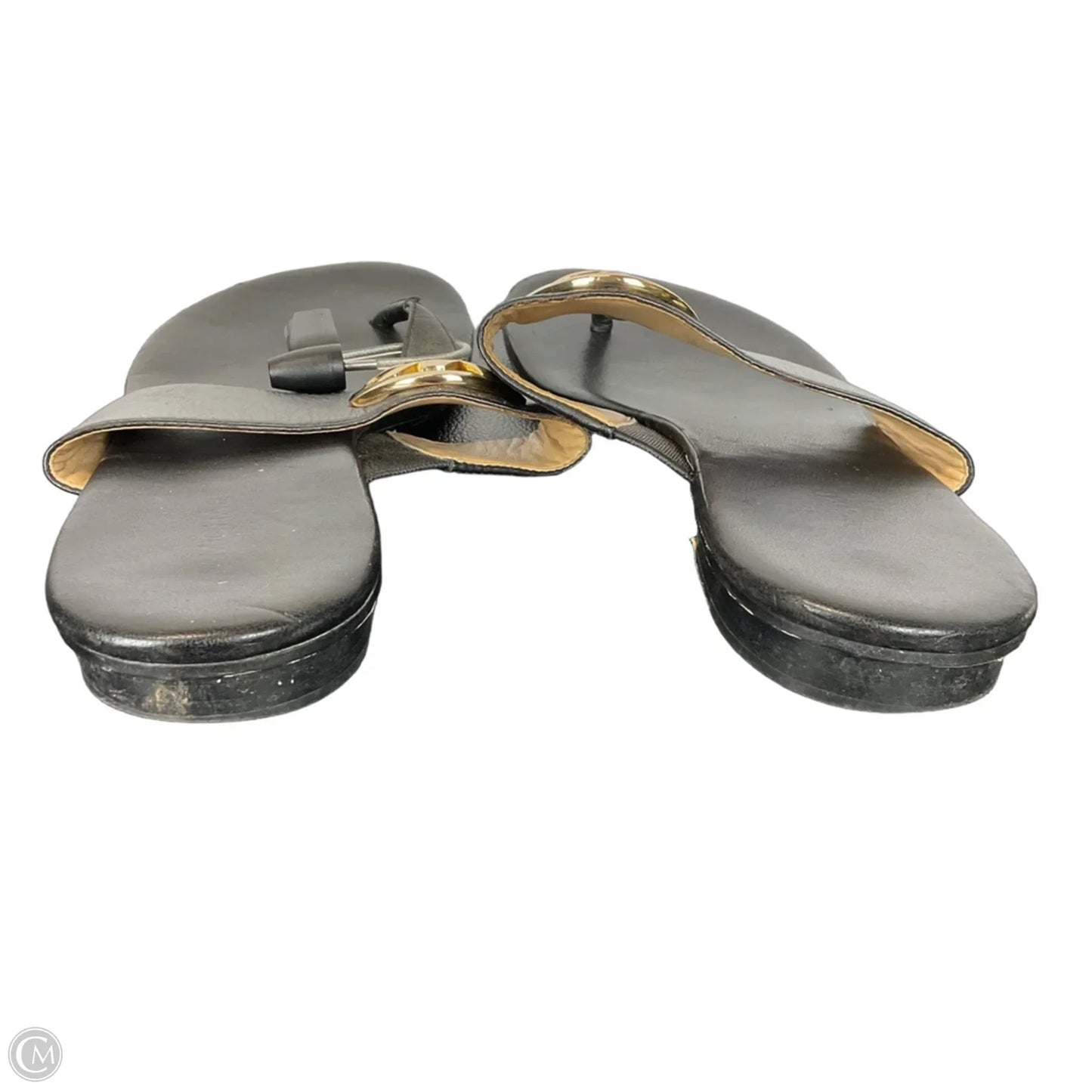 Sandals Designer By Michael Kors In Black, Size: 9