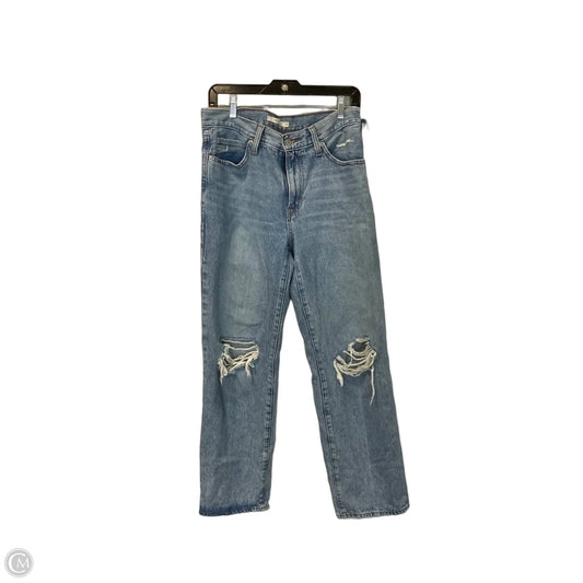 Jeans Wide Leg By Levis In Blue Denim, Size: 6