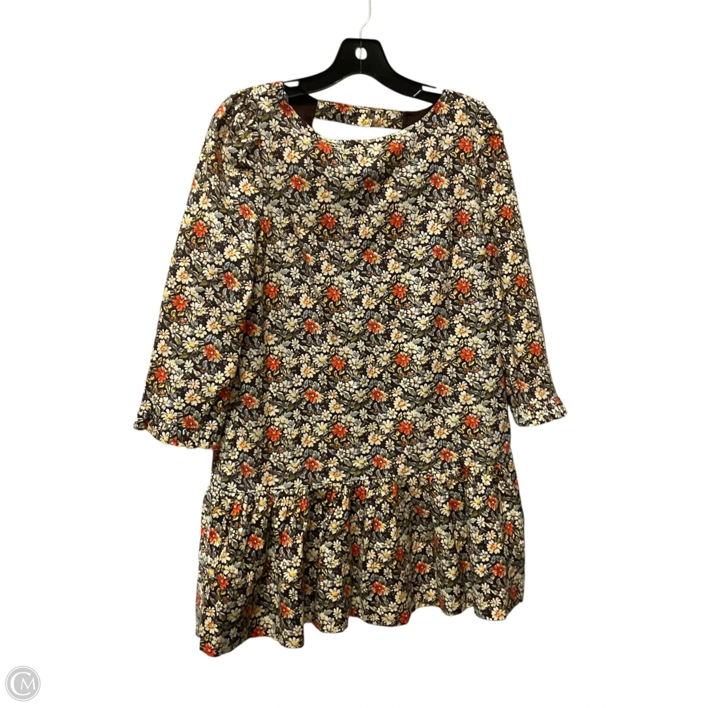 Dress Casual Short By Free People In Brown & Orange, Size: S