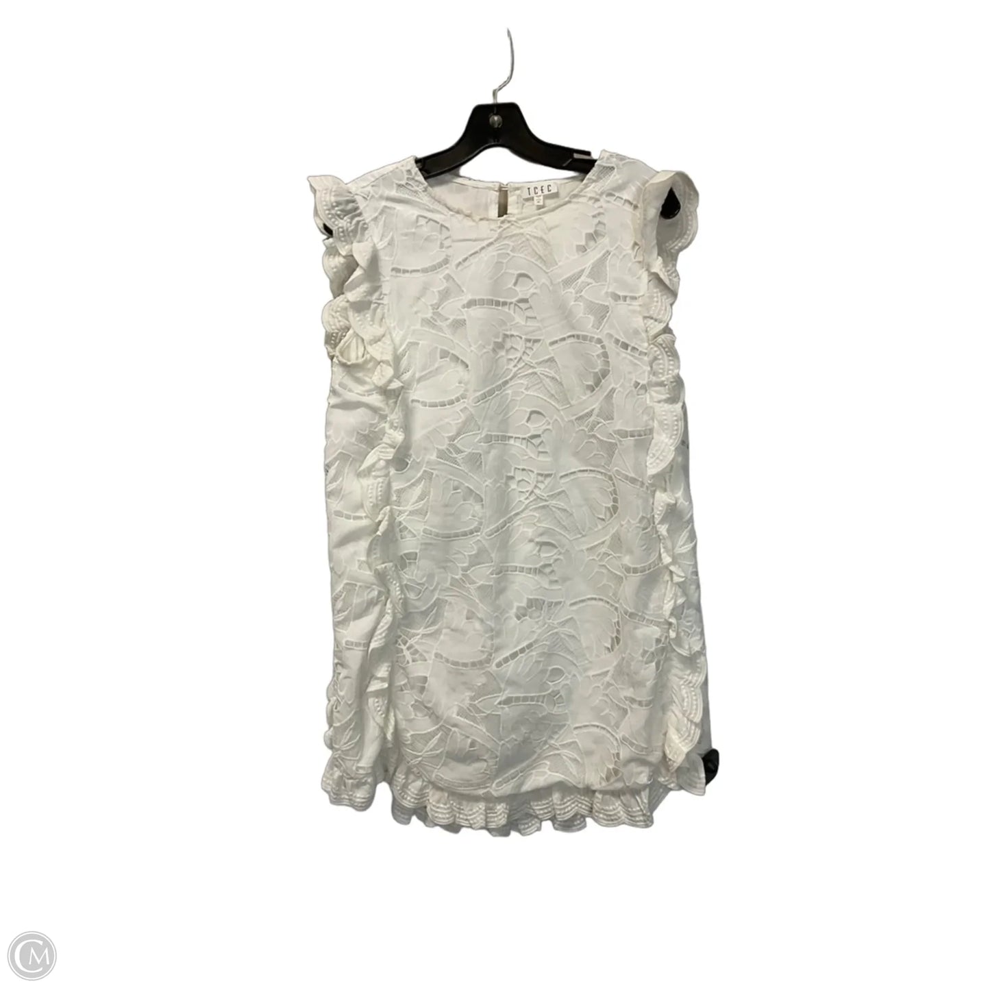 Dress Casual Short By Tcec In Cream, Size: M