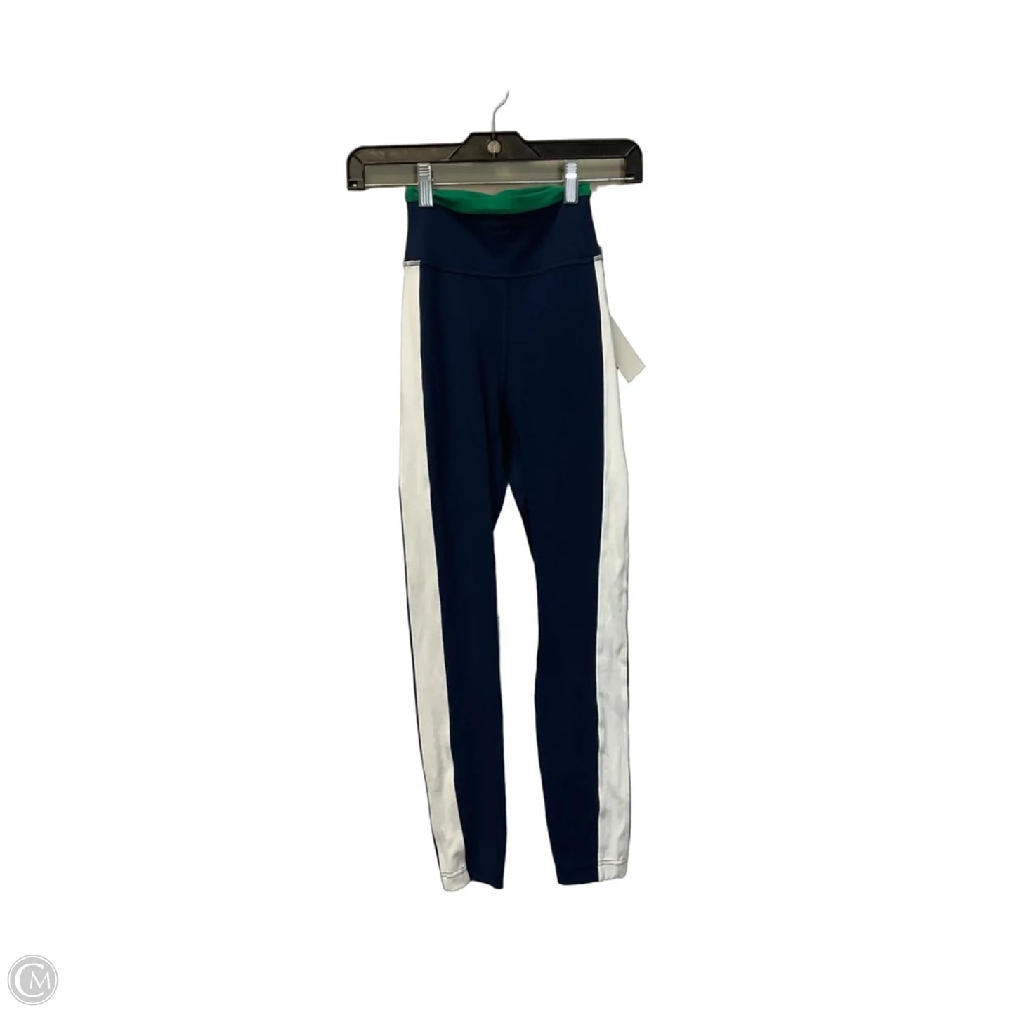 Athletic Leggings By Lululemon In Blue & Green, Size: 2