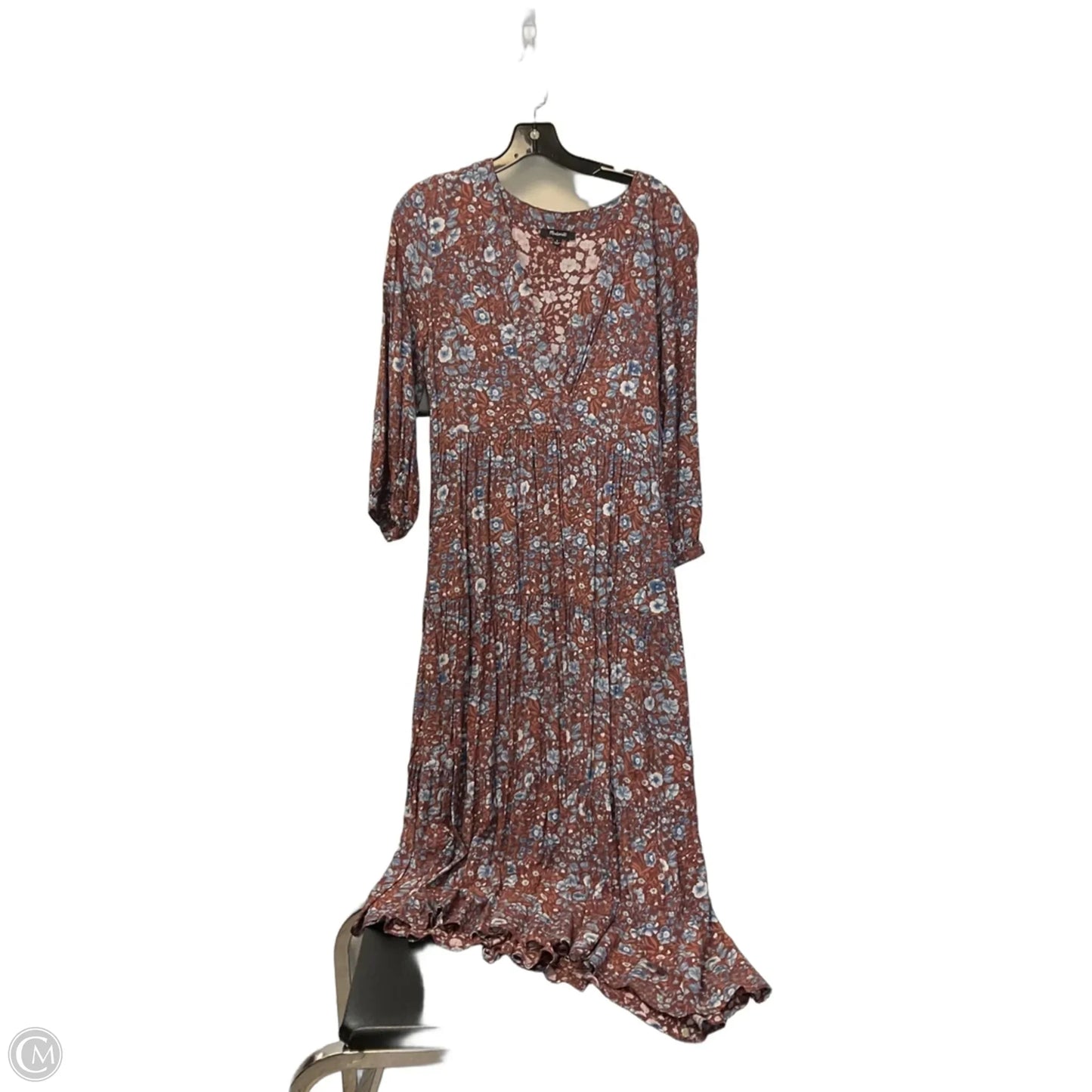 Dress Casual Midi By Madewell In Brown, Size: S