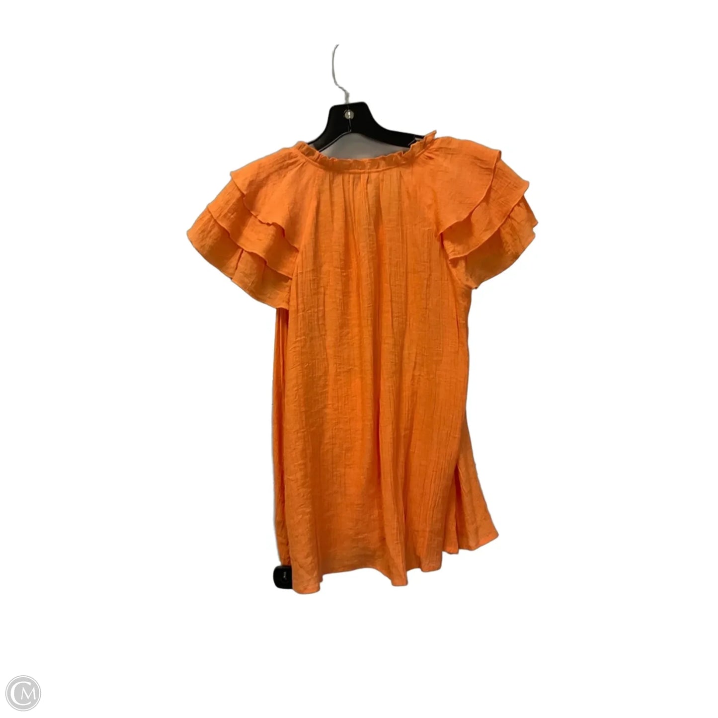 Top Short Sleeve By Nanette By Nanette Lepore In Orange, Size: M