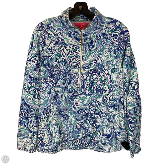 Sweatshirt Designer By Lilly Pulitzer In Blue, Size: M