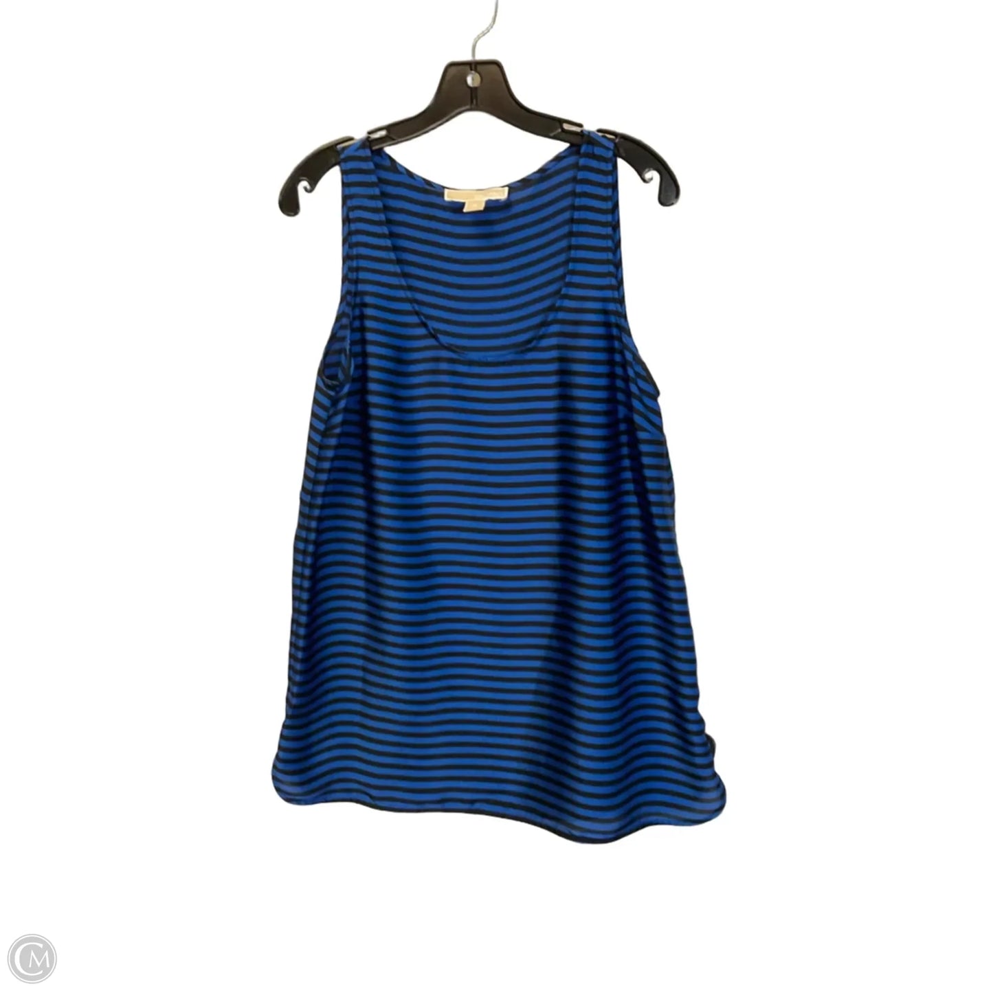 Top Sleeveless Basic By Michael By Michael Kors In Black & Blue, Size: M