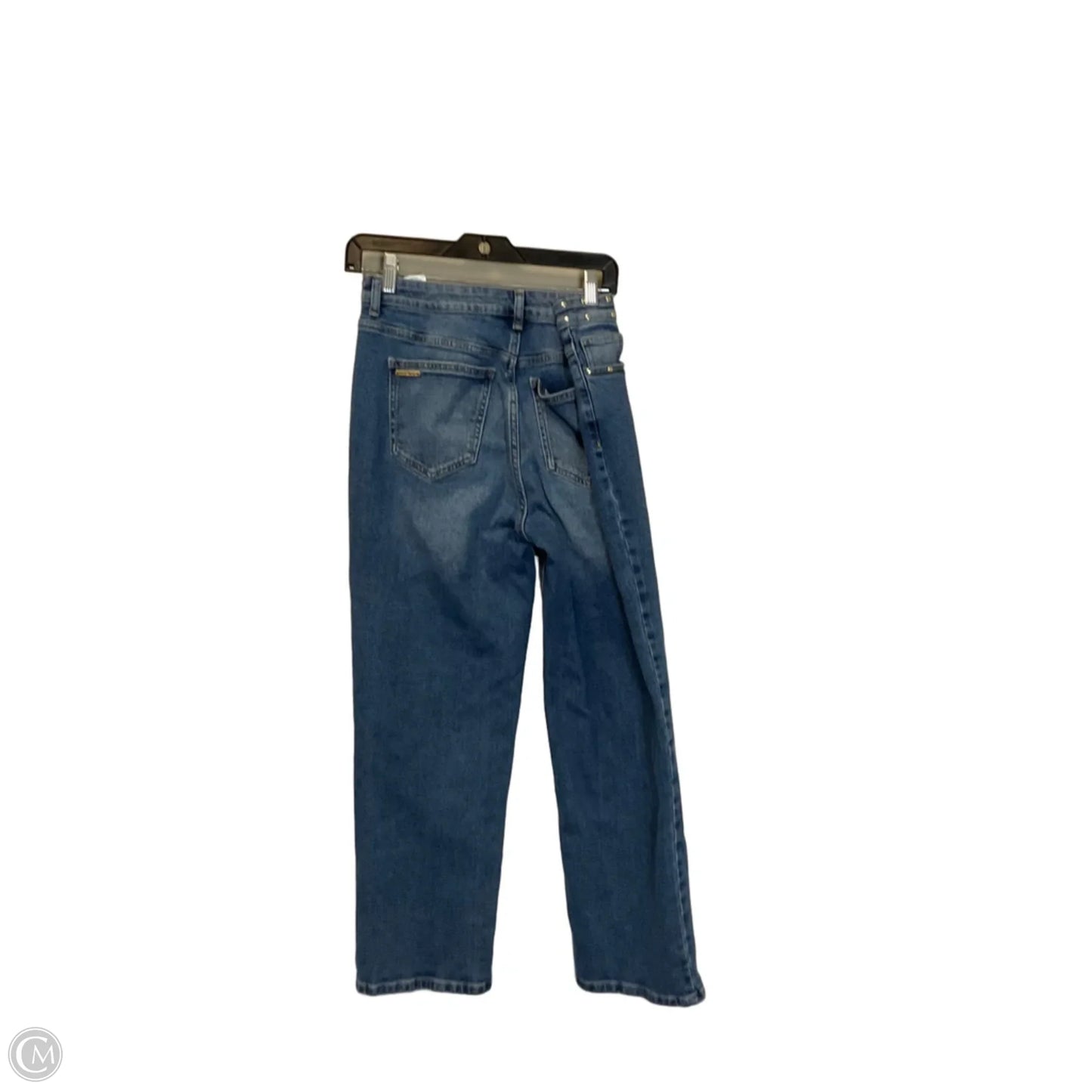Jeans Straight By Michael By Michael Kors In Blue Denim, Size: 10