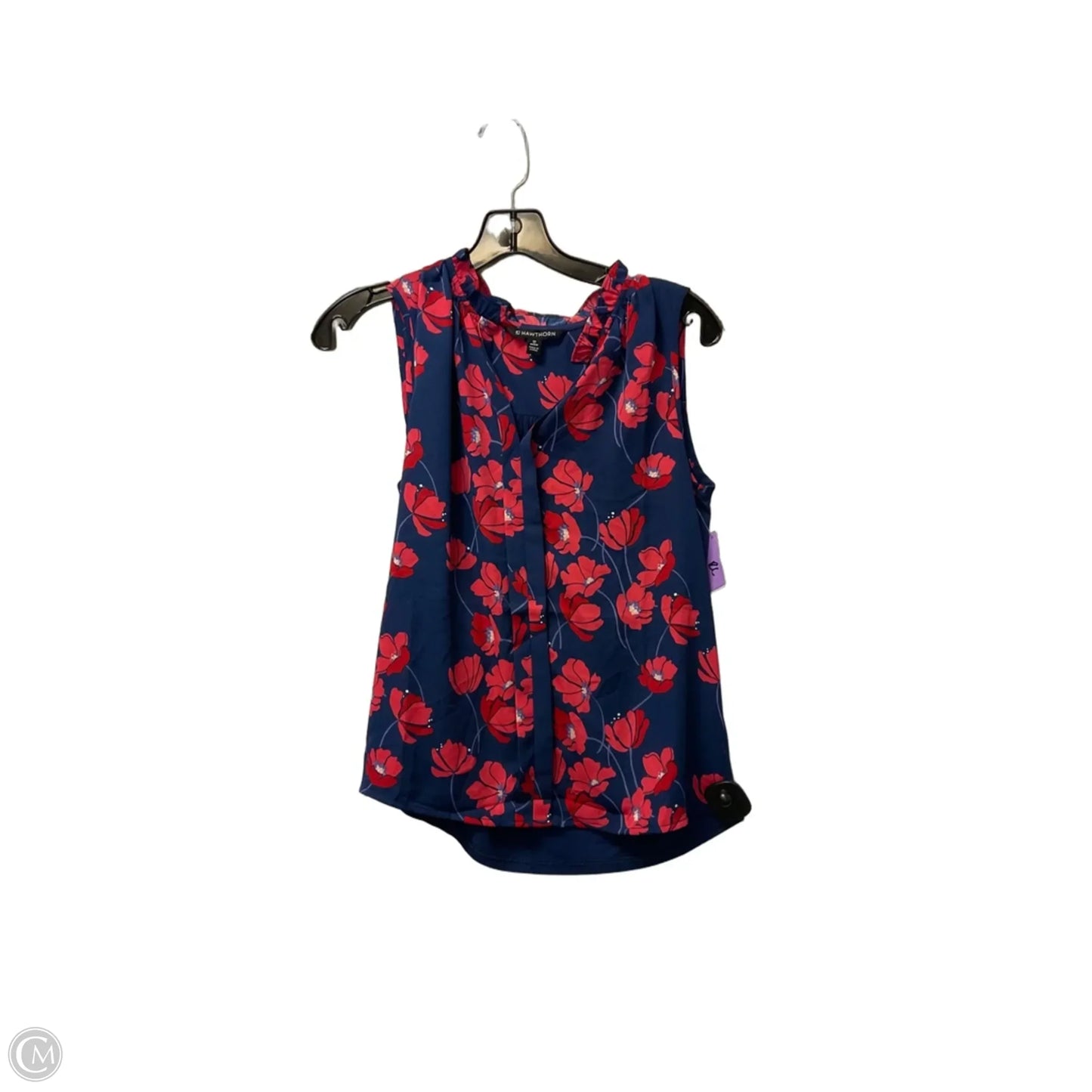 Top Sleeveless By Hawthorn In Navy, Size: Xs
