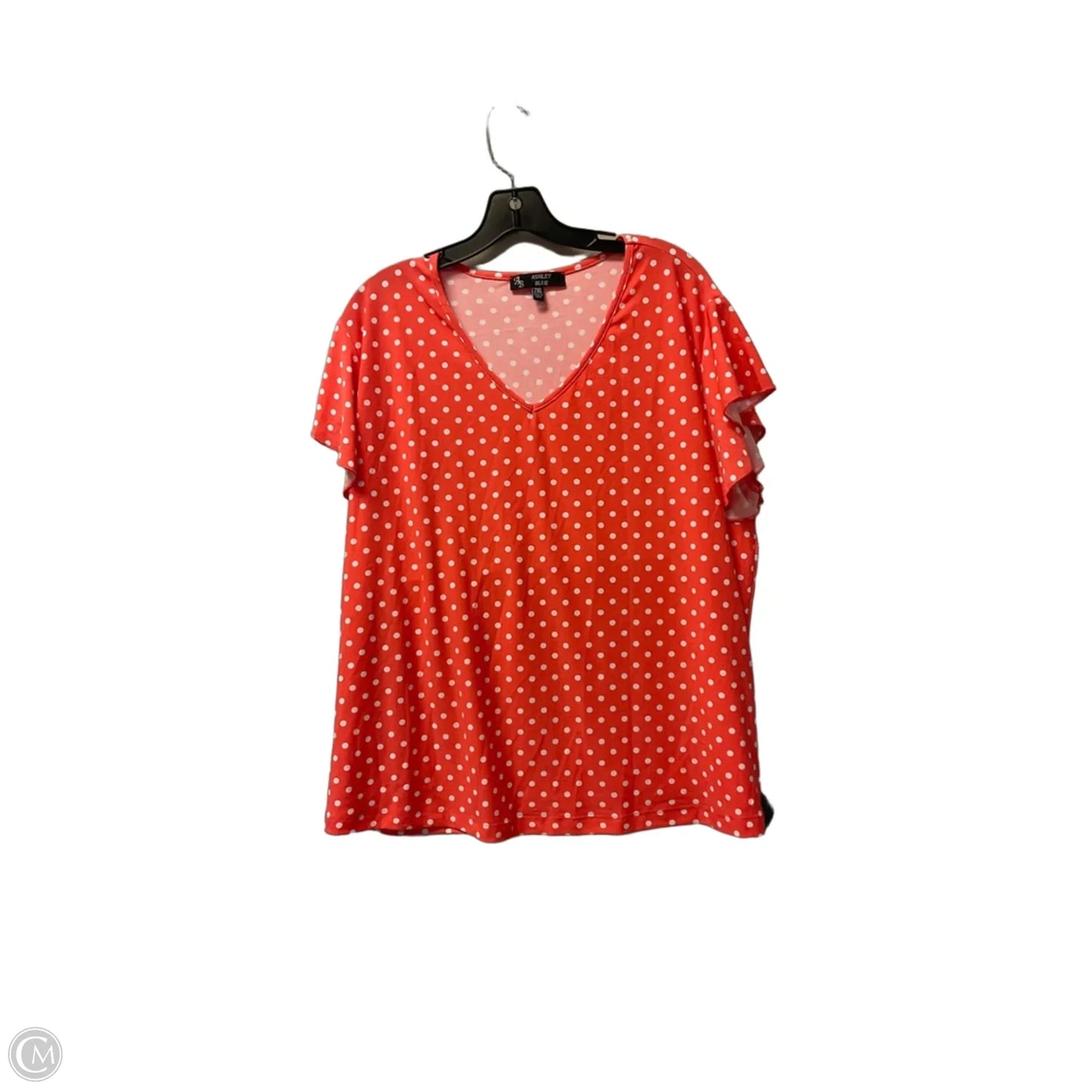 Top Short Sleeve By Clothes Mentor In Pink, Size: 2x