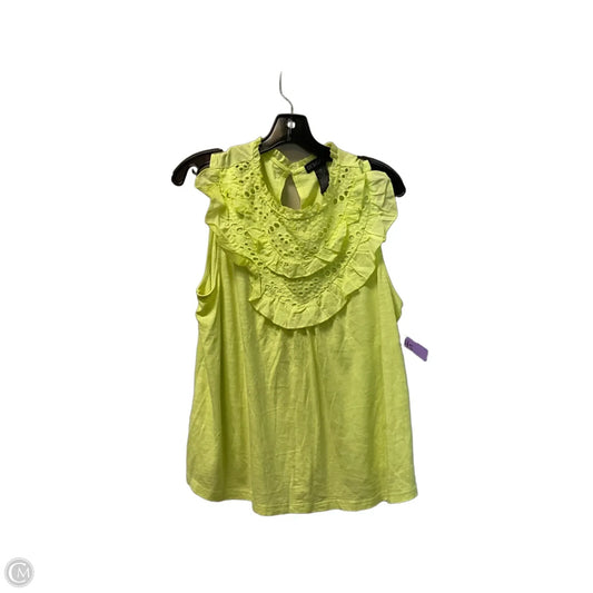 Top Sleeveless By Clothes Mentor In Green, Size: Xl