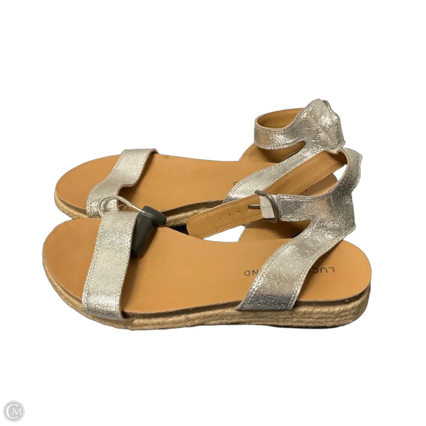 Sandals Flats By Lucky Brand In Silver, Size: 7