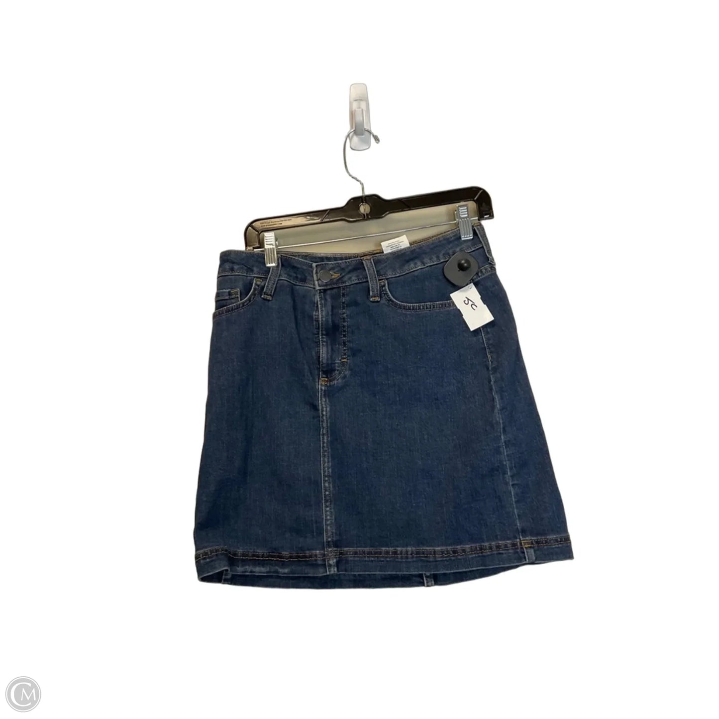 Skirt Mini & Short By Lee In Blue Denim, Size: M