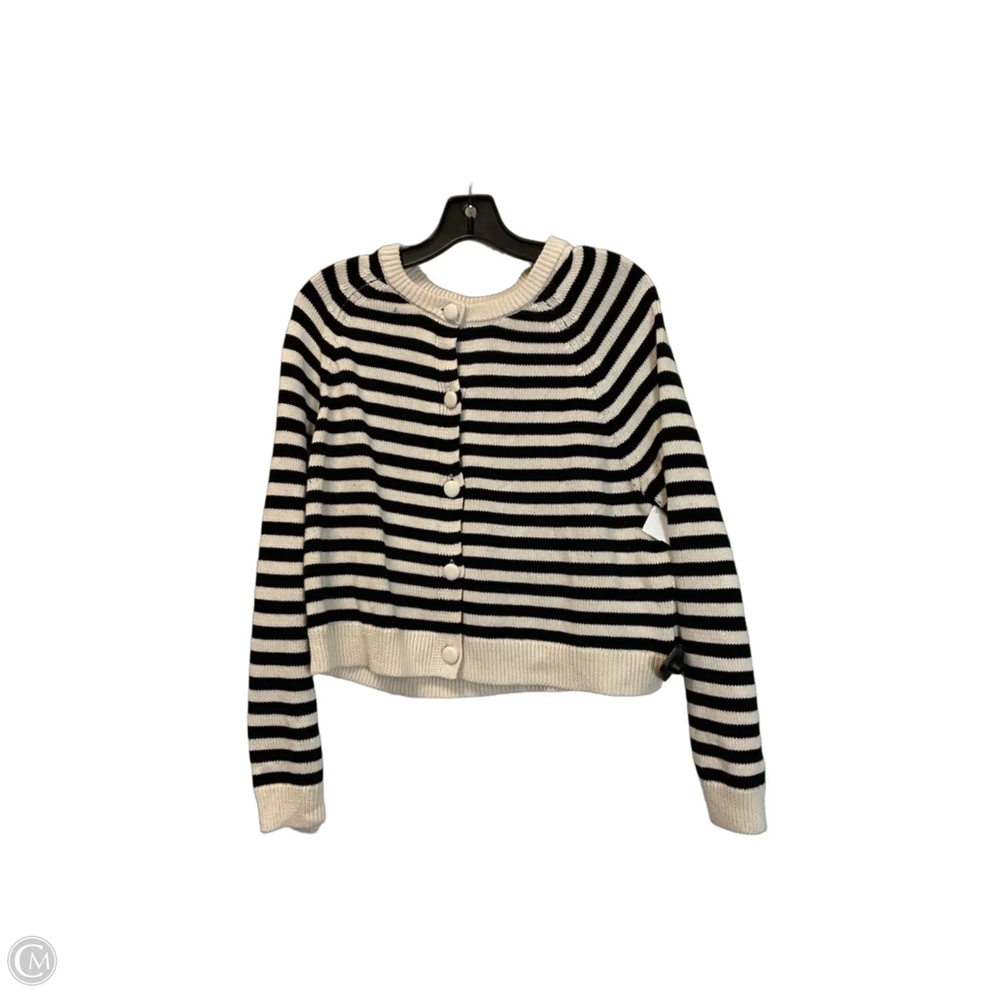 Top Long Sleeve By Universal Thread In Striped Pattern, Size: M