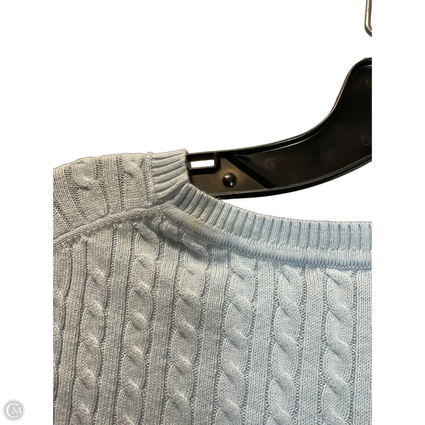 Top Short Sleeve By Tommy Hilfiger In Blue, Size: M