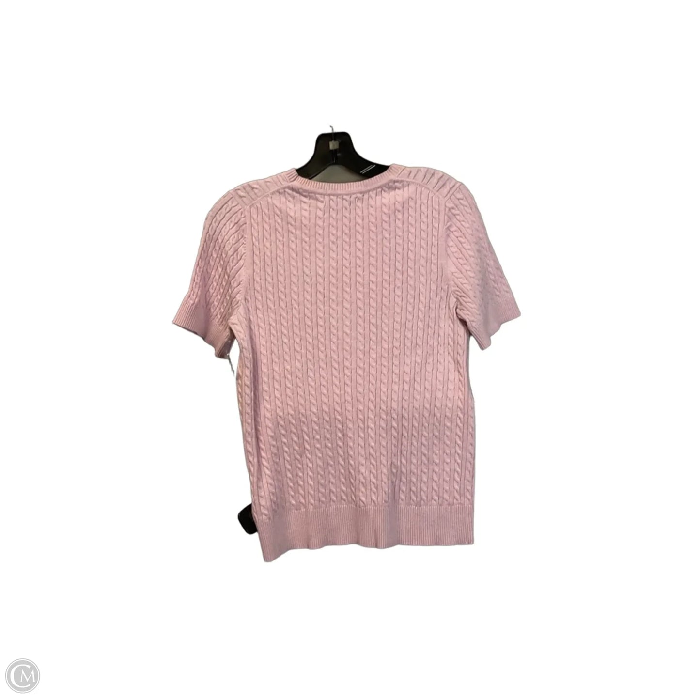 Top Short Sleeve By Tommy Hilfiger In Pink, Size: M