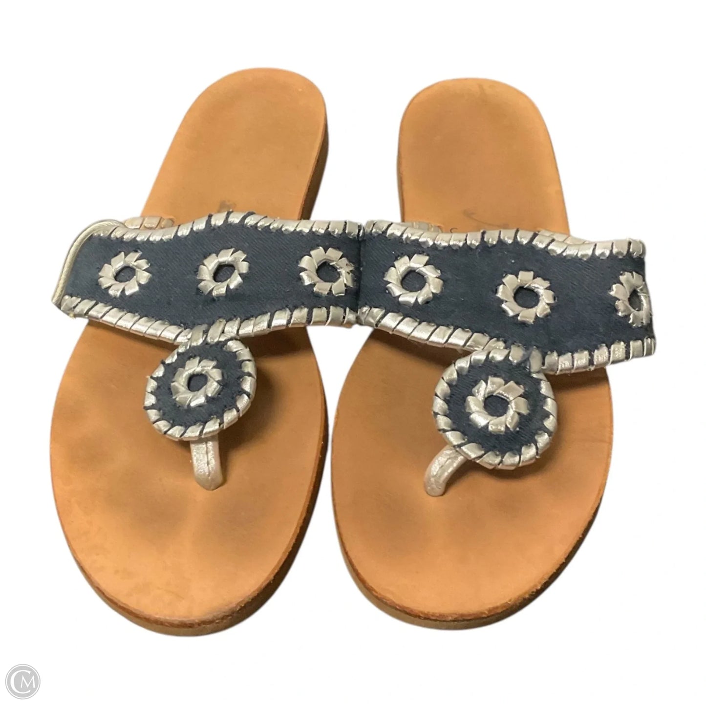 Sandals Flip Flops By Jack Rogers In Blue, Size: 6