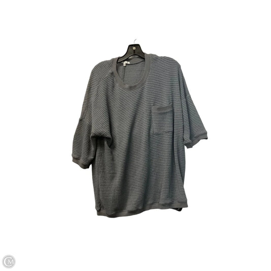Top Short Sleeve By Jodifl In Grey, Size: S
