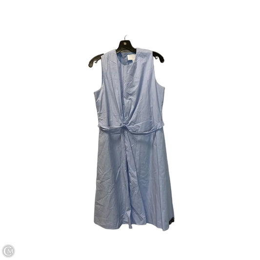 Dress Casual Midi By Hugo Boss In Blue, Size: L