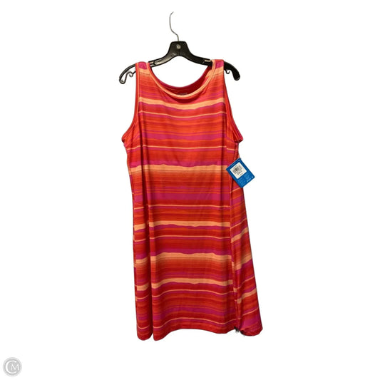 Dress Casual Midi By Columbia In Orange, Size: 1x