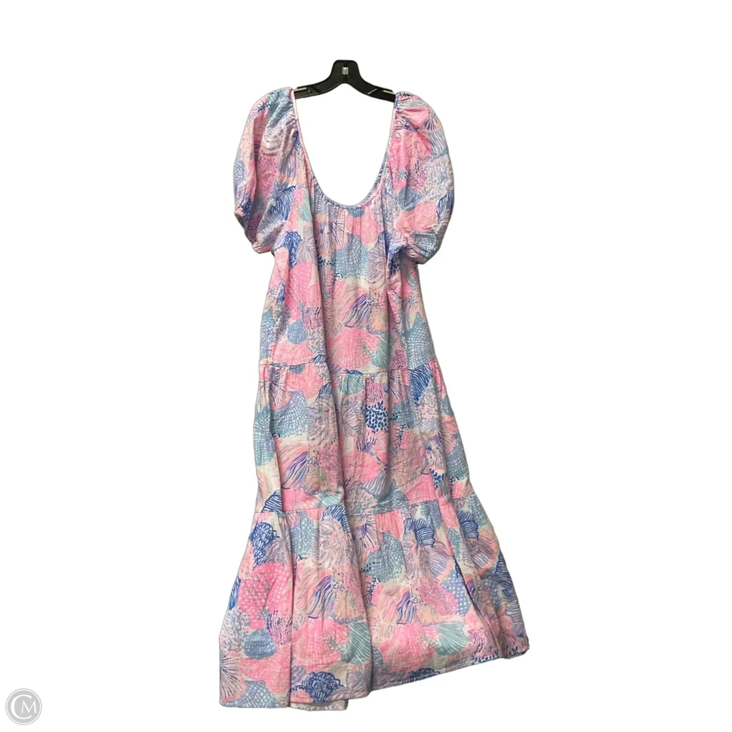 Dress Designer By Lilly Pulitzer In Blue & Pink, Size: Xl