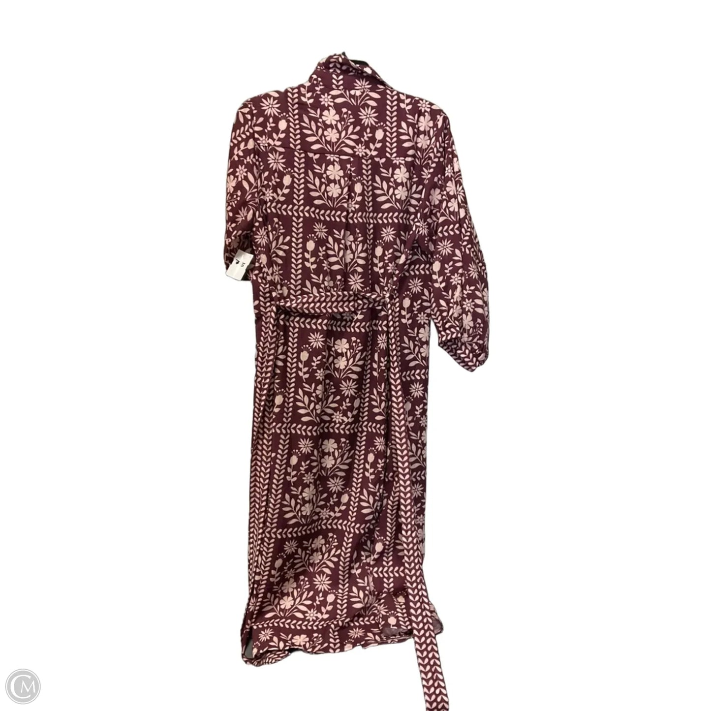 Dress Casual Maxi By Polagram In Purple, Size: Xl