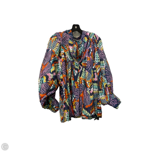 Top Long Sleeve By Ee Some In Multi-colored, Size: L