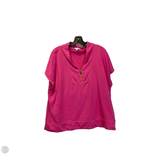 Top Short Sleeve By Crown And Ivy In Pink, Size: L