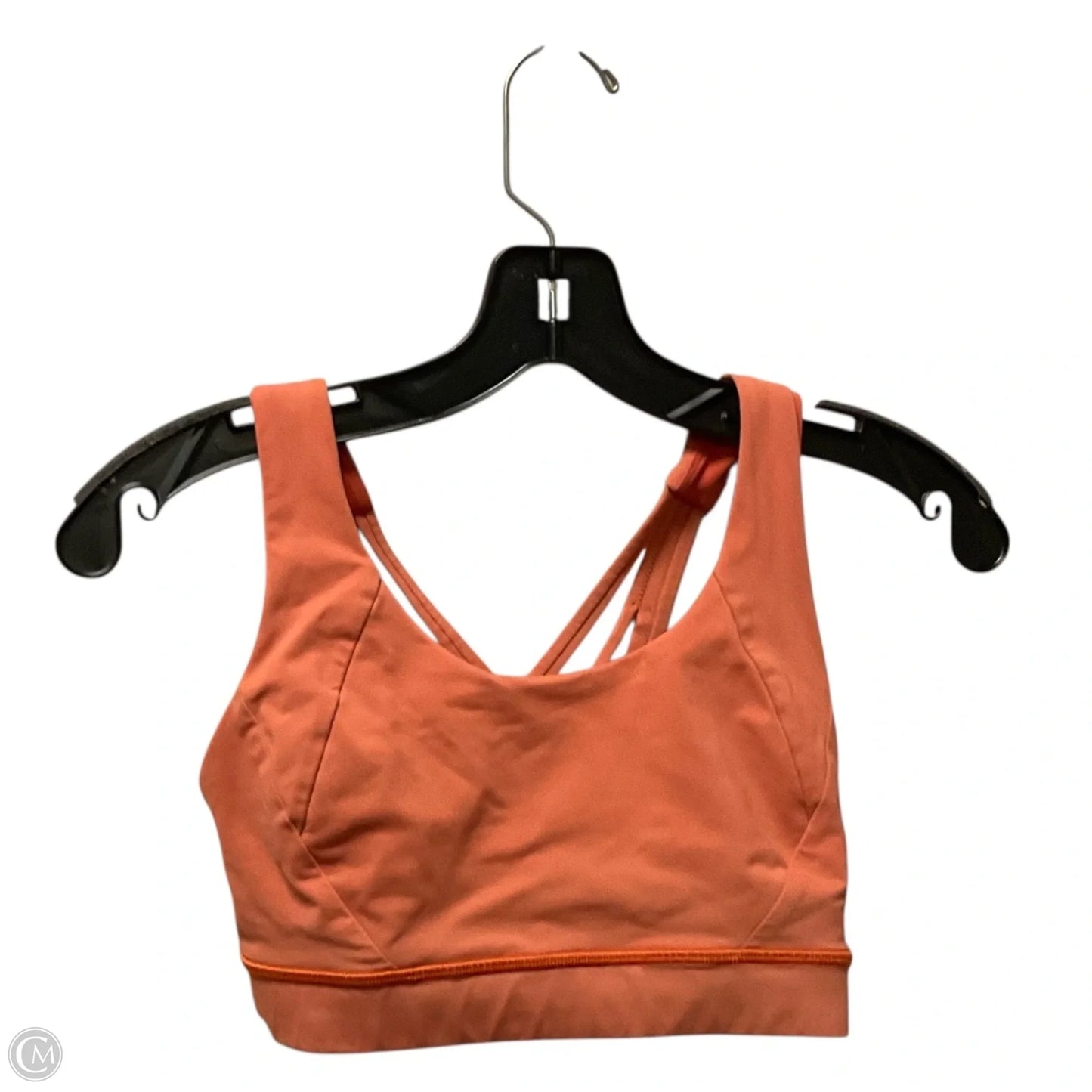 Athletic Bra By Lululemon In Orange, Size: M