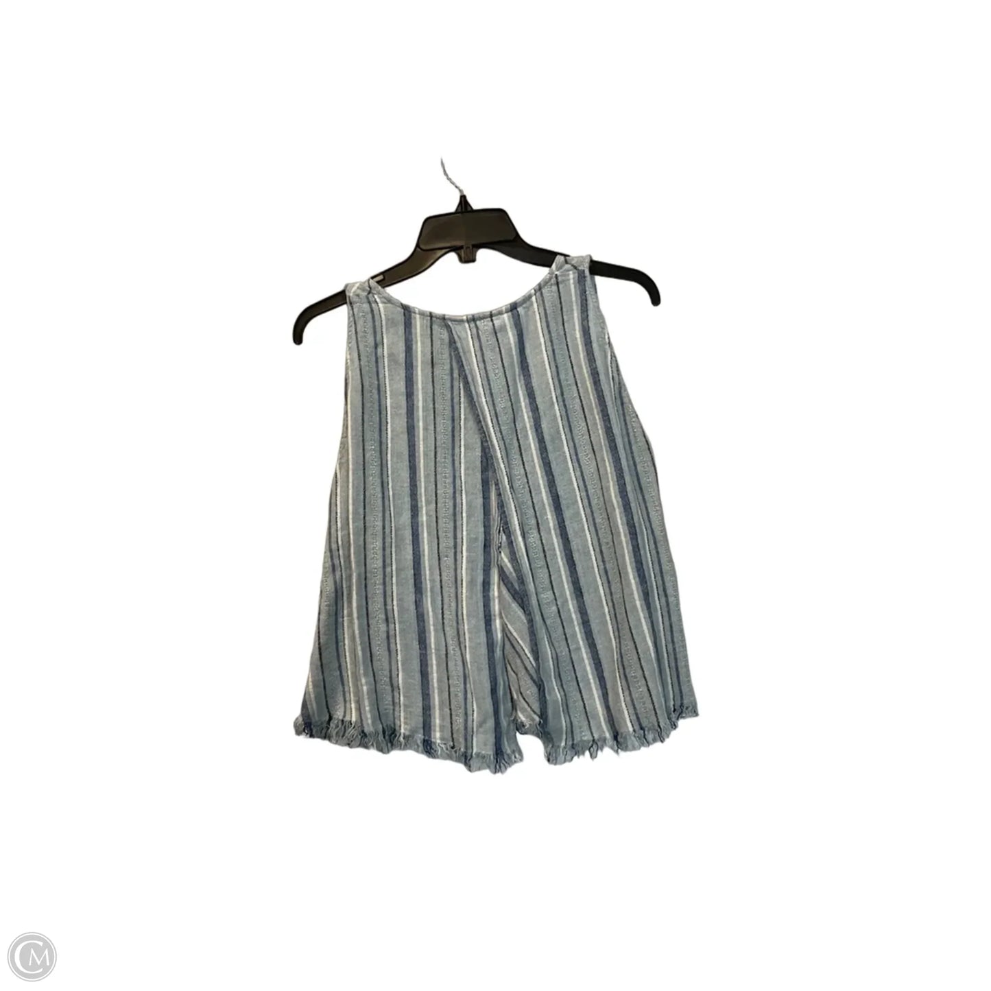 Top Sleeveless By Indigo Rein In Striped Pattern, Size: L