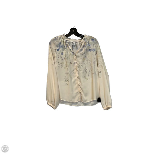 Top Long Sleeve By Cupcakes And Cashmere In Yellow, Size: Xs