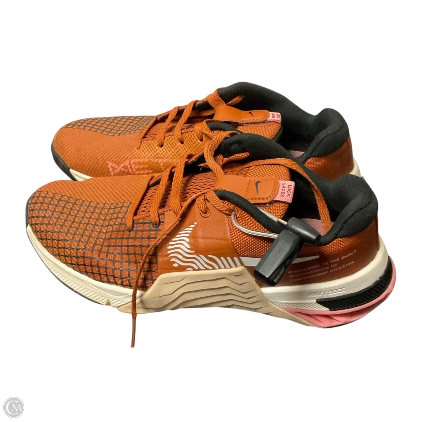 Shoes Athletic By Nike In Orange, Size: 9