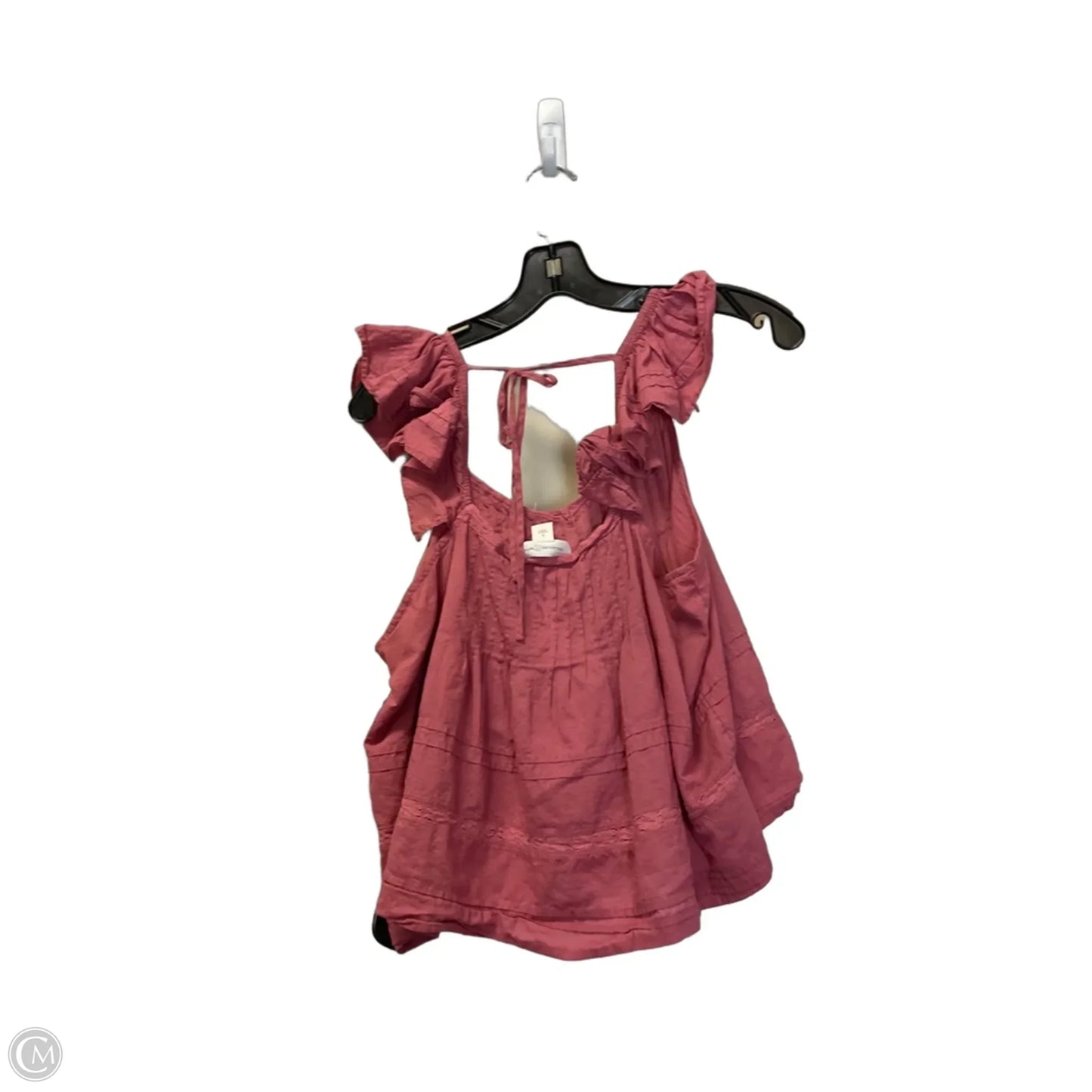 Top Sleeveless By Treasure And Bond In Pink, Size: L