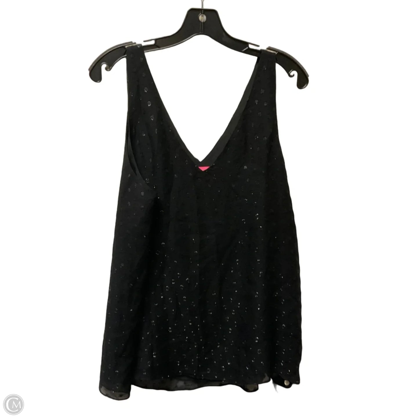 Top Sleeveless Designer By Lilly Pulitzer In Black, Size: L