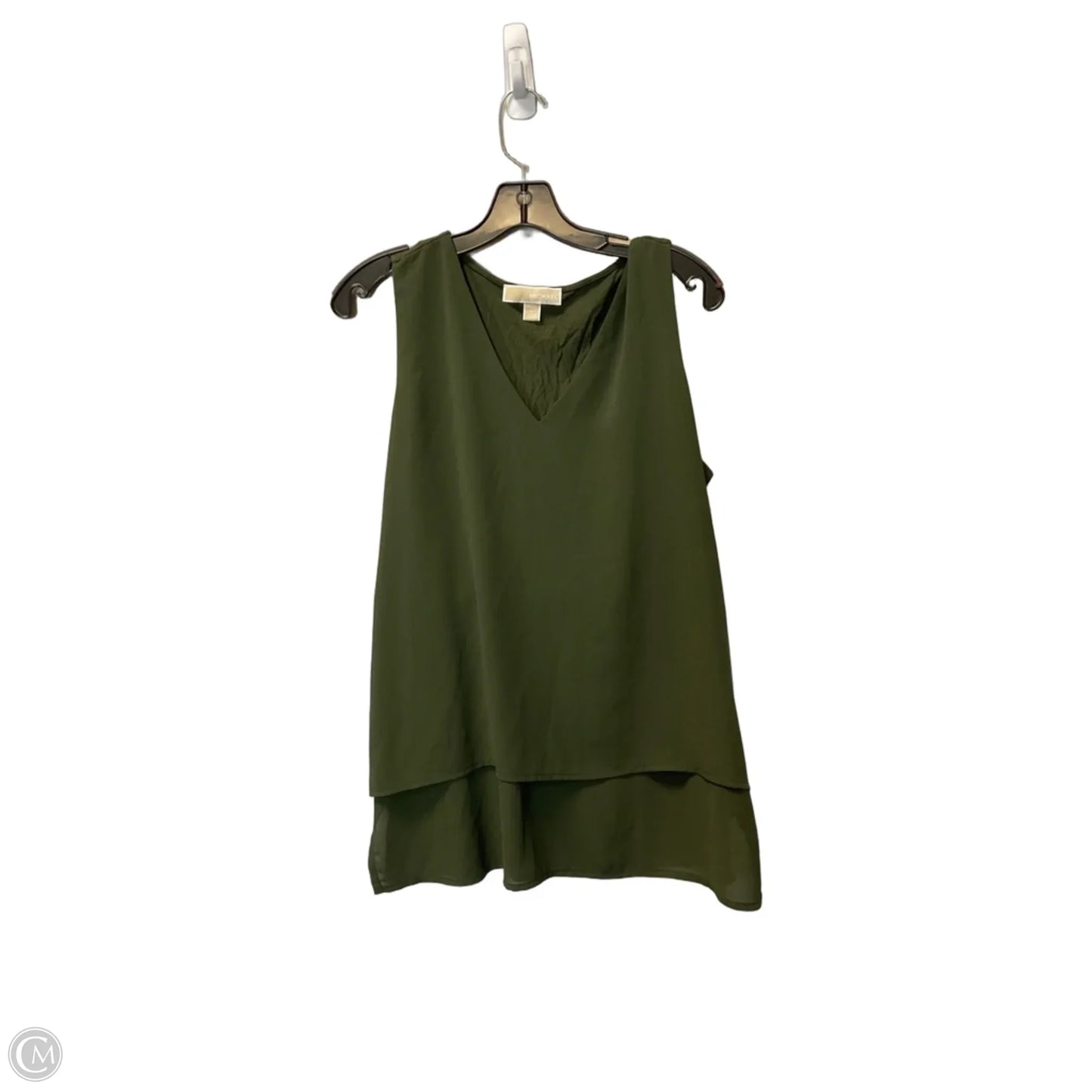 Top Sleeveless Basic By Michael By Michael Kors In Green, Size: L