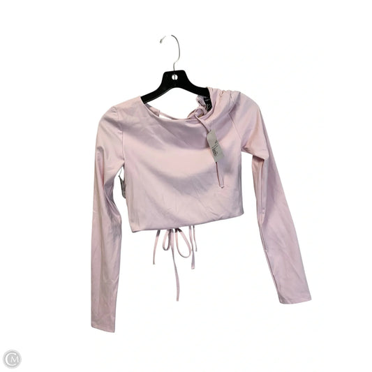 Top Long Sleeve By Forever 21 In Pink, Size: S