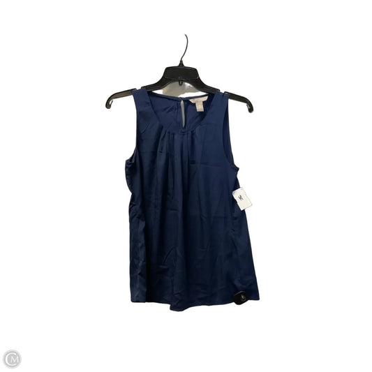 Top Sleeveless By Banana Republic In Blue, Size: Xs