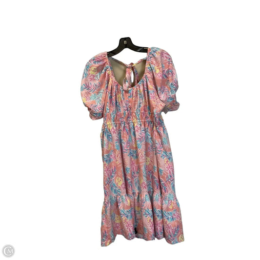 Dress Casual Short By Simply Southern In Pink, Size: L