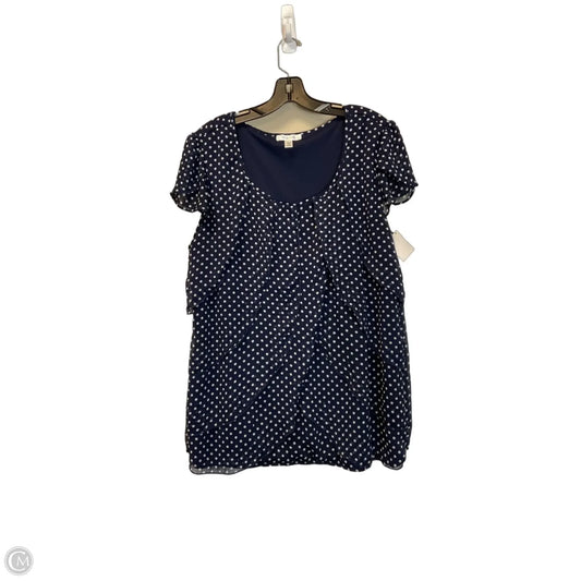 Top Sleeveless By Dressbarn In Blue, Size: 1x